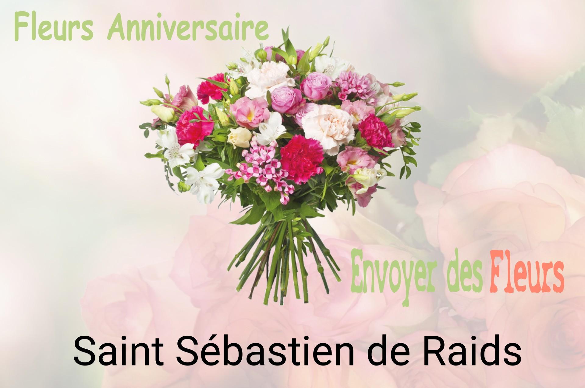 Bouquet de fleurs d’anniversaire livré à Saint-Sébastien-de-Raids