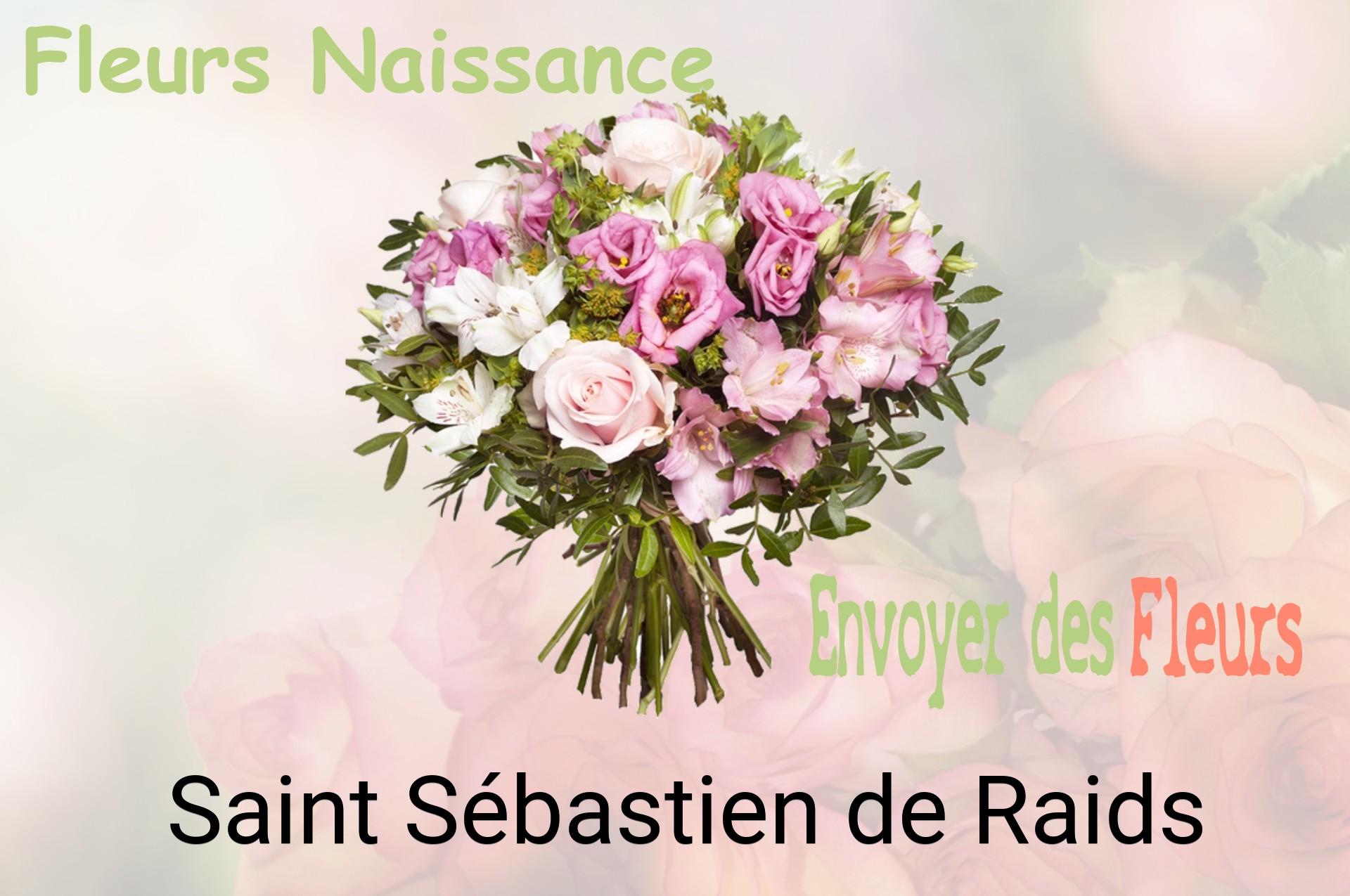 Bouquet de fleurs de naissance livré à Saint-Sébastien-de-Raids