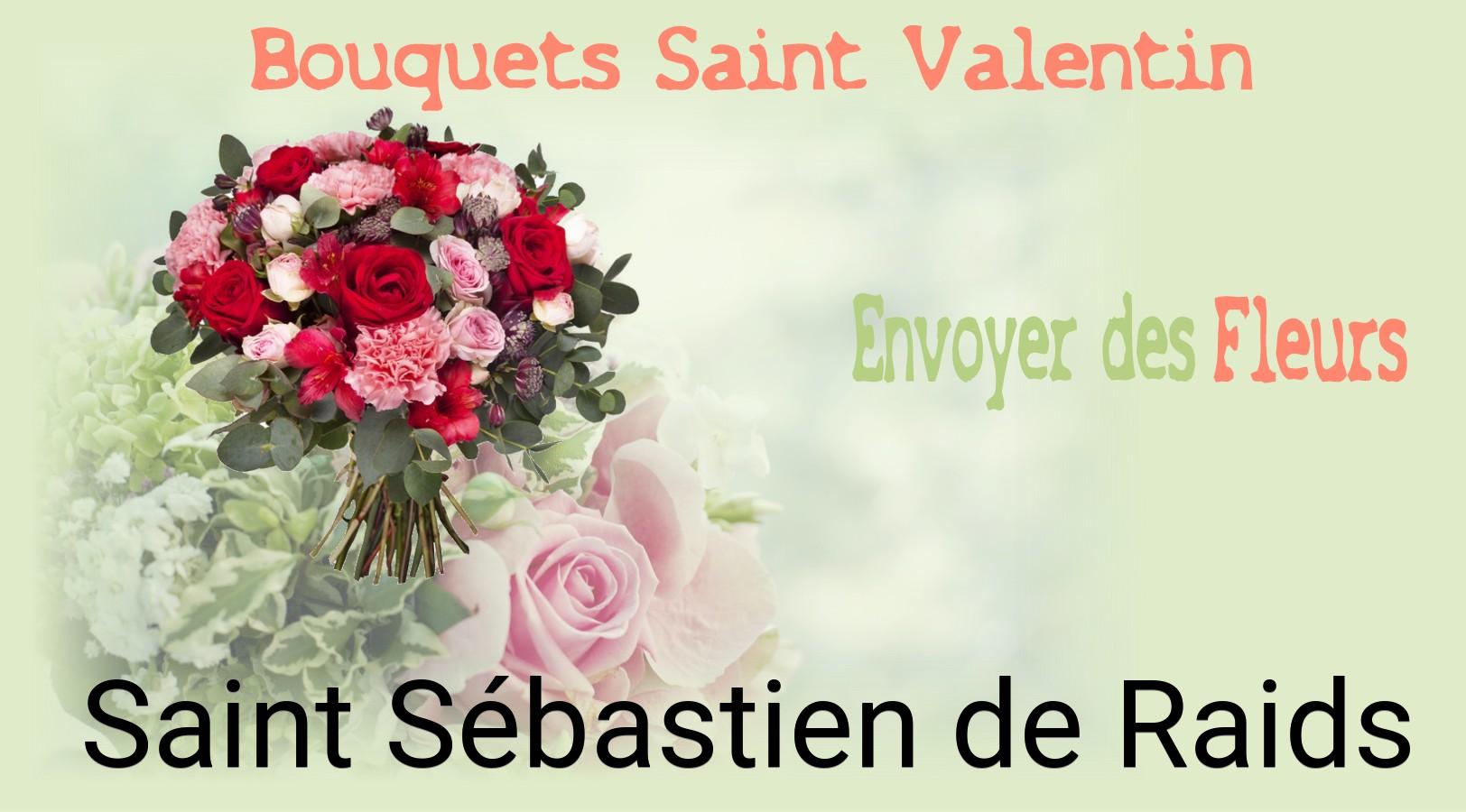 Roses de Saint-Valentin livrées à Saint-Sébastien-de-Raids
